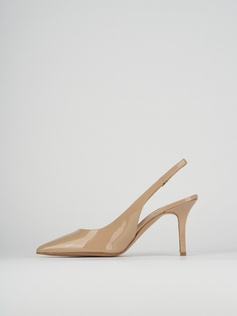 Pumps heel 7 cm pink varnish