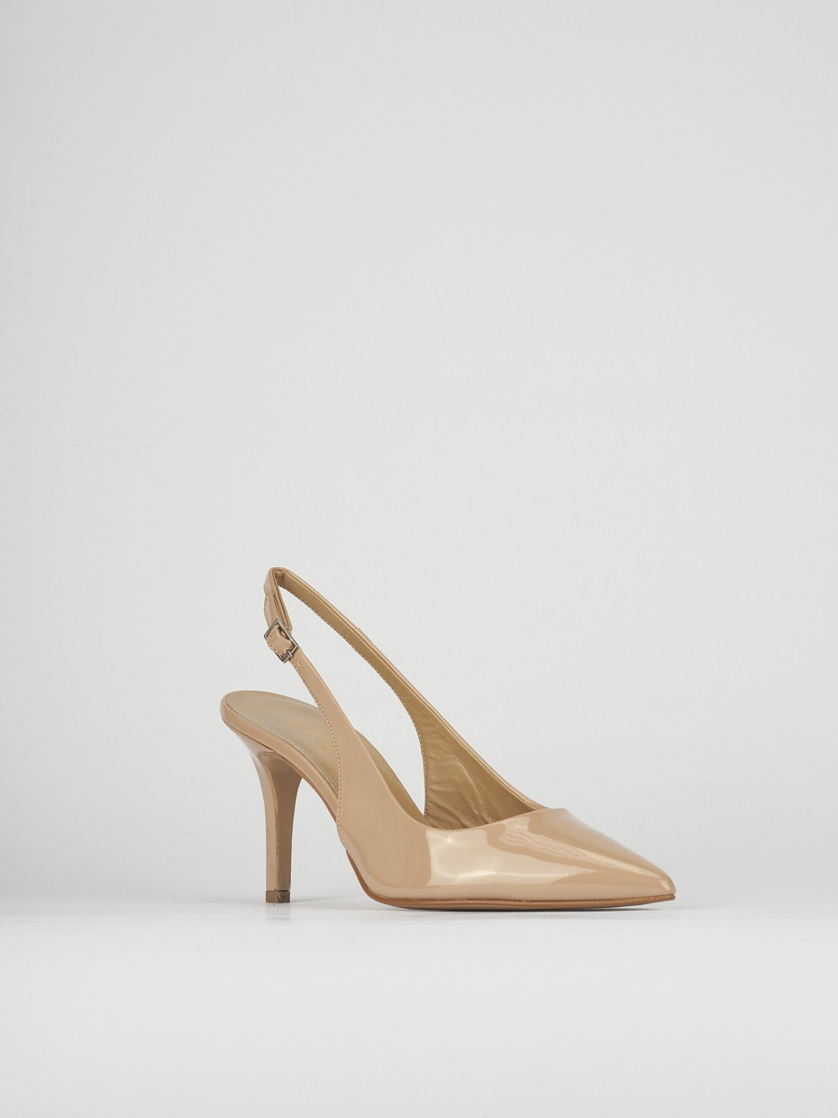 Pumps heel 7 cm pink varnish