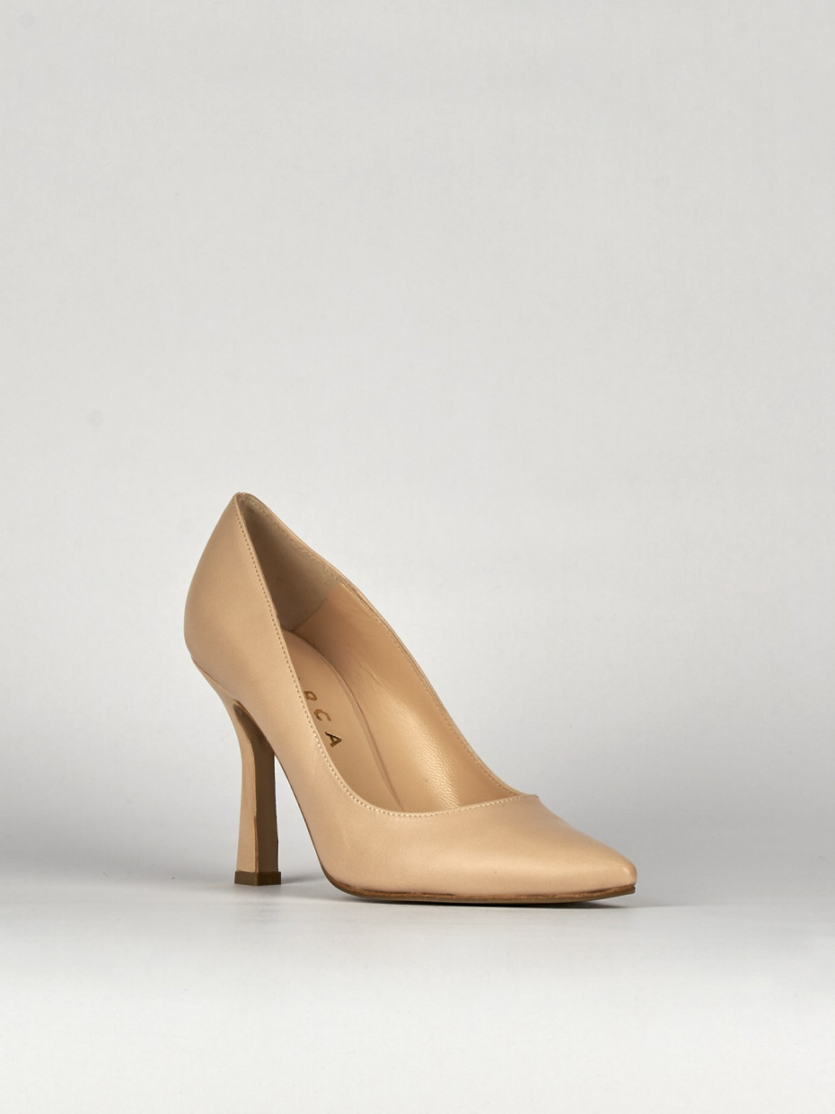 Decolte tacco 8cm rosa pelle Barca Stores