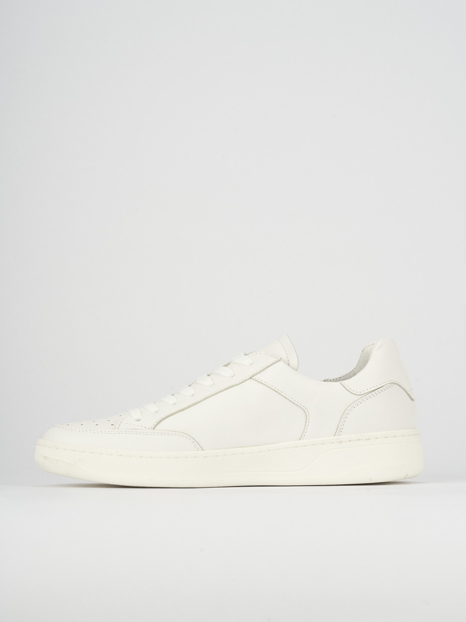 Sneakers pelle bianco