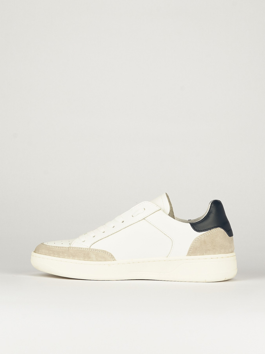 Sneakers pelle blu