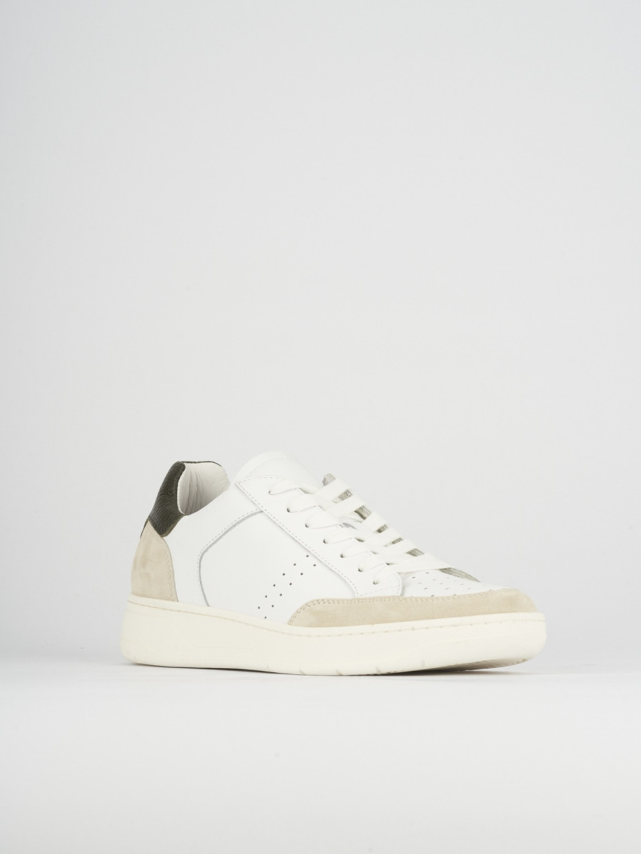 Sneakers pelle bianco