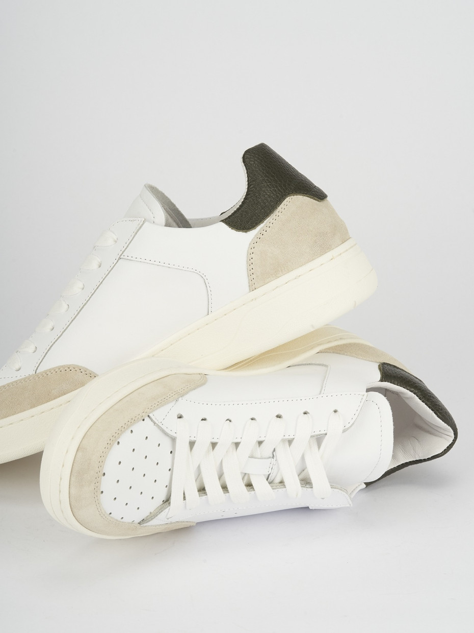 Sneakers pelle bianco