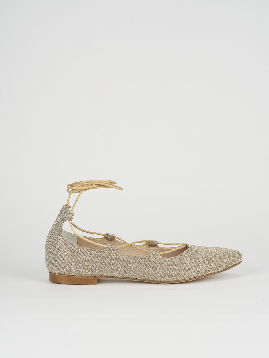 Ballerine tacco 1cm pelle beige