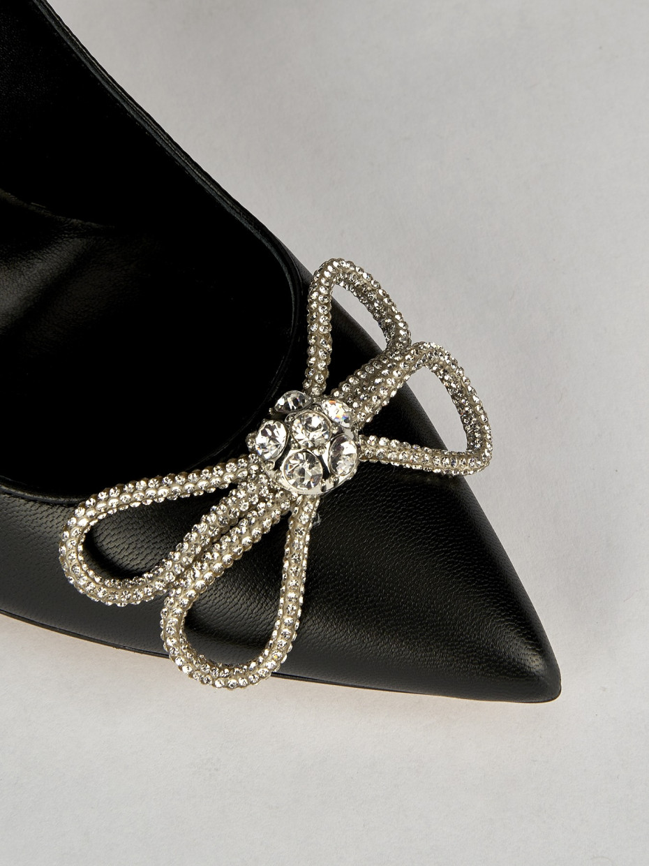 Pumps heel 10 cm black leather