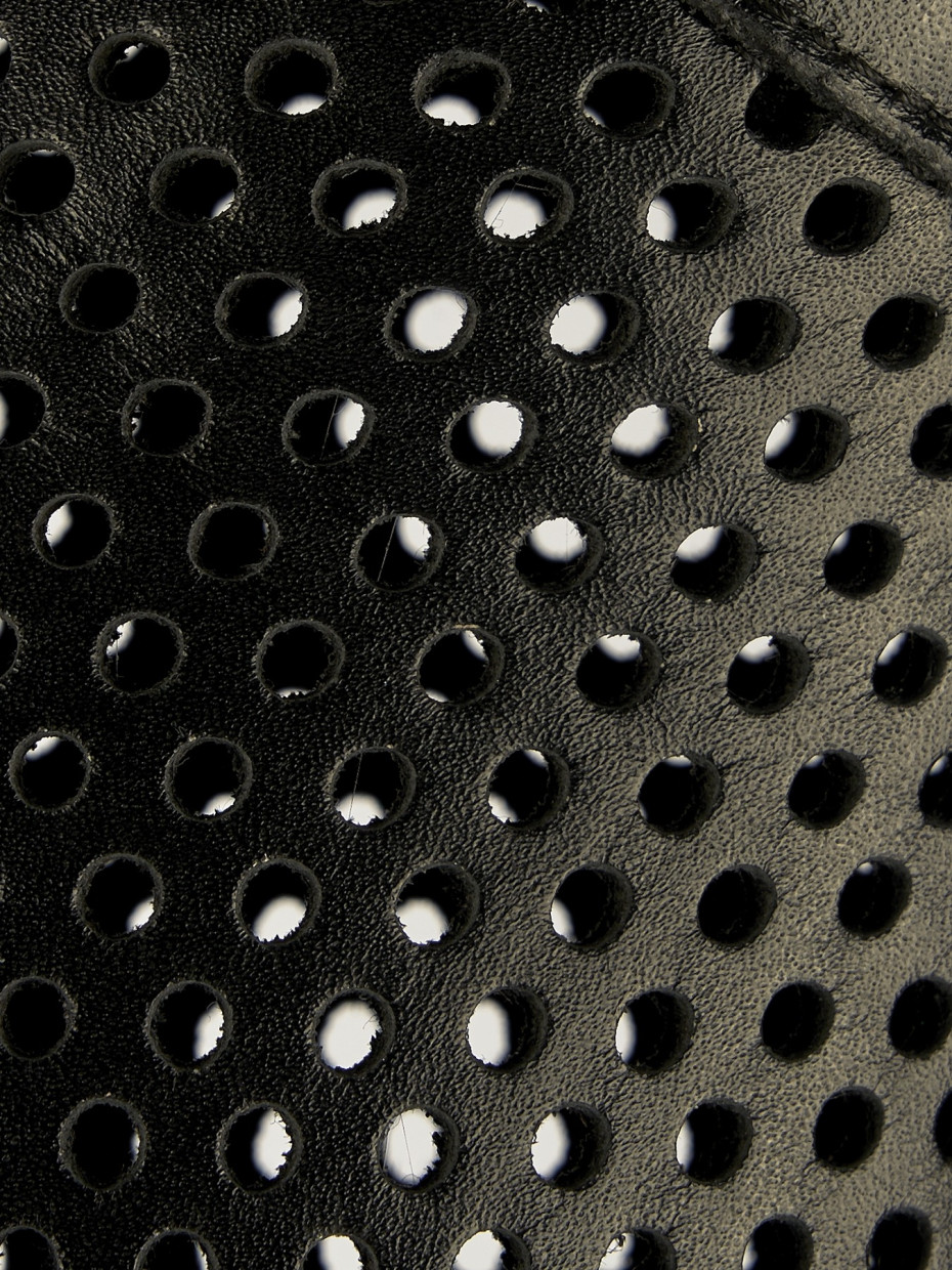 Stivale tronchetto tacco 5 cm nero pelle