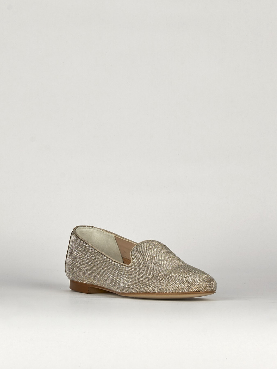 Ballerine tacco 1cm glitter beige