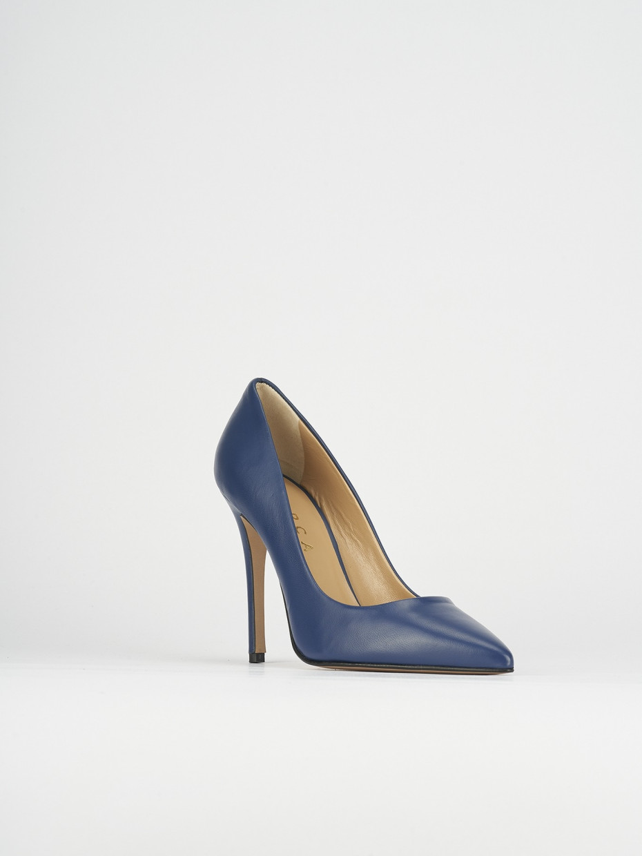 Decolte blu pelle clearance