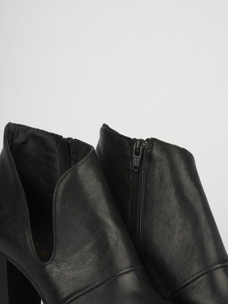 Sandali tacco 9cm pelle nero