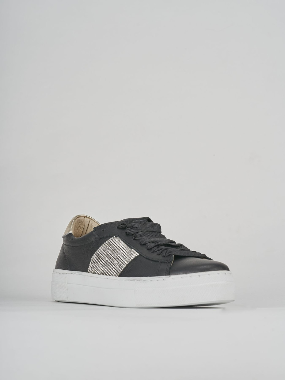 Sneakers pelle nero