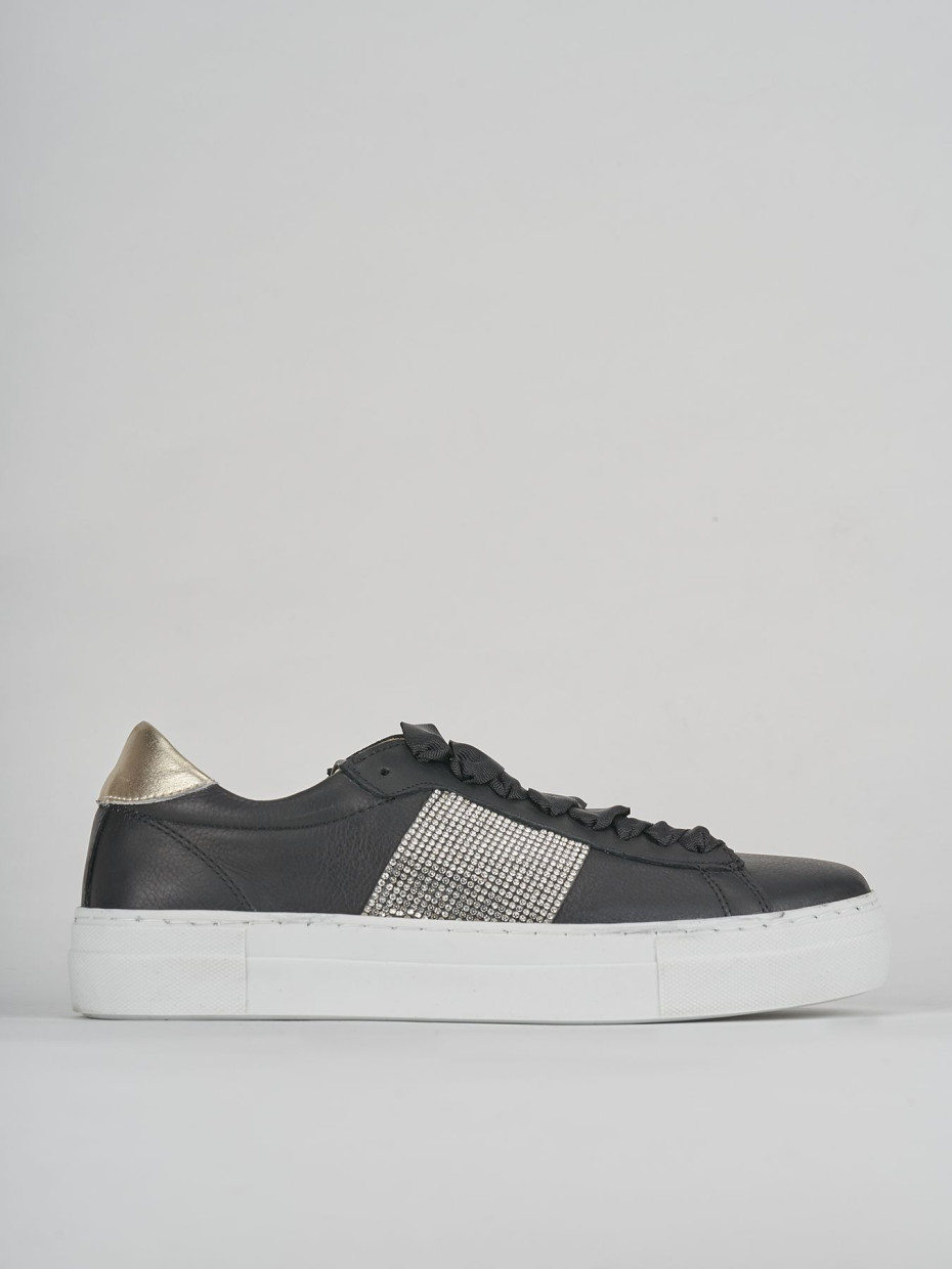 Sneakers pelle nero