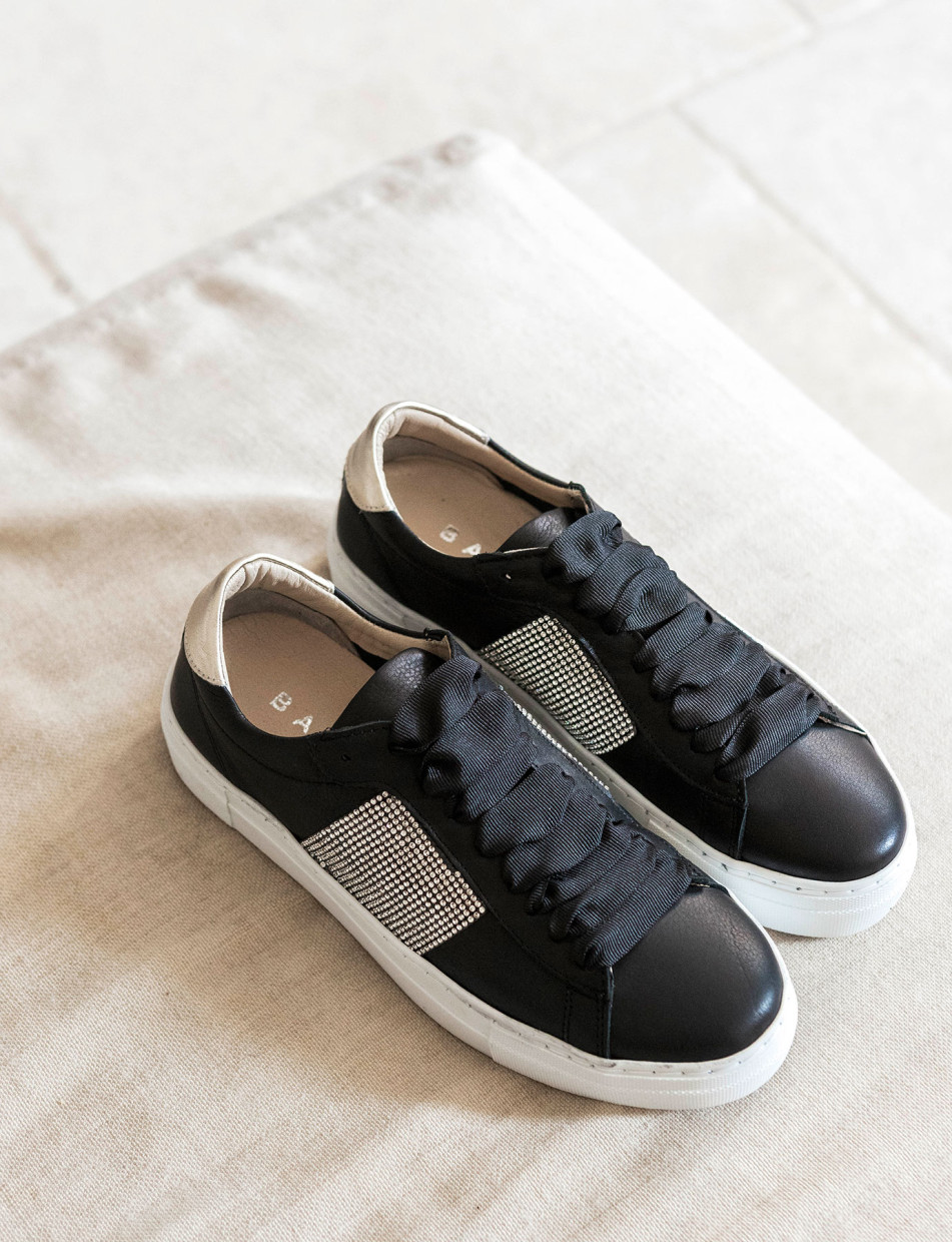 Sneakers pelle nero