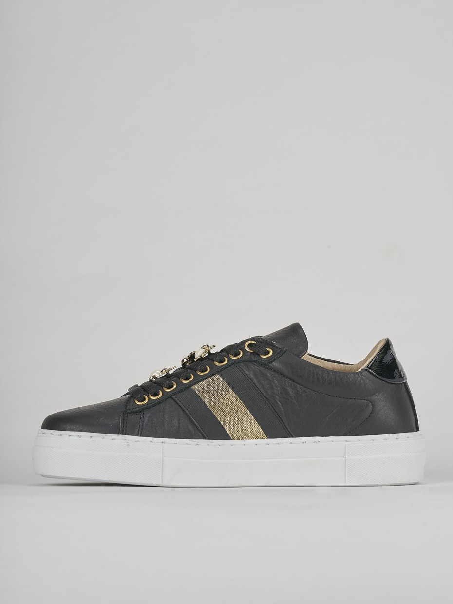 Sneakers pelle nero