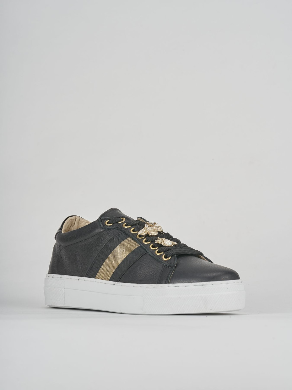 Sneakers pelle nero