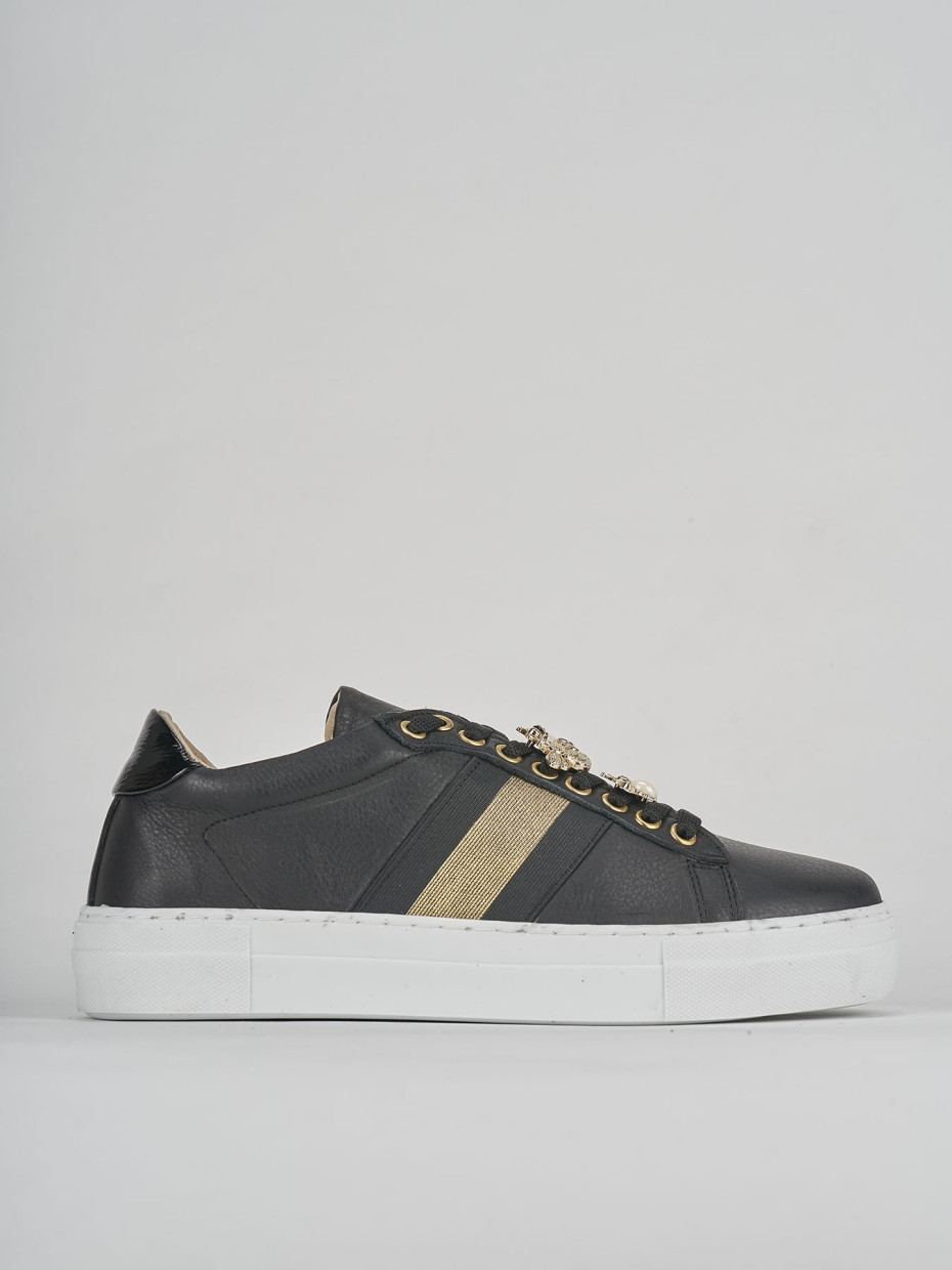 Sneakers pelle nero