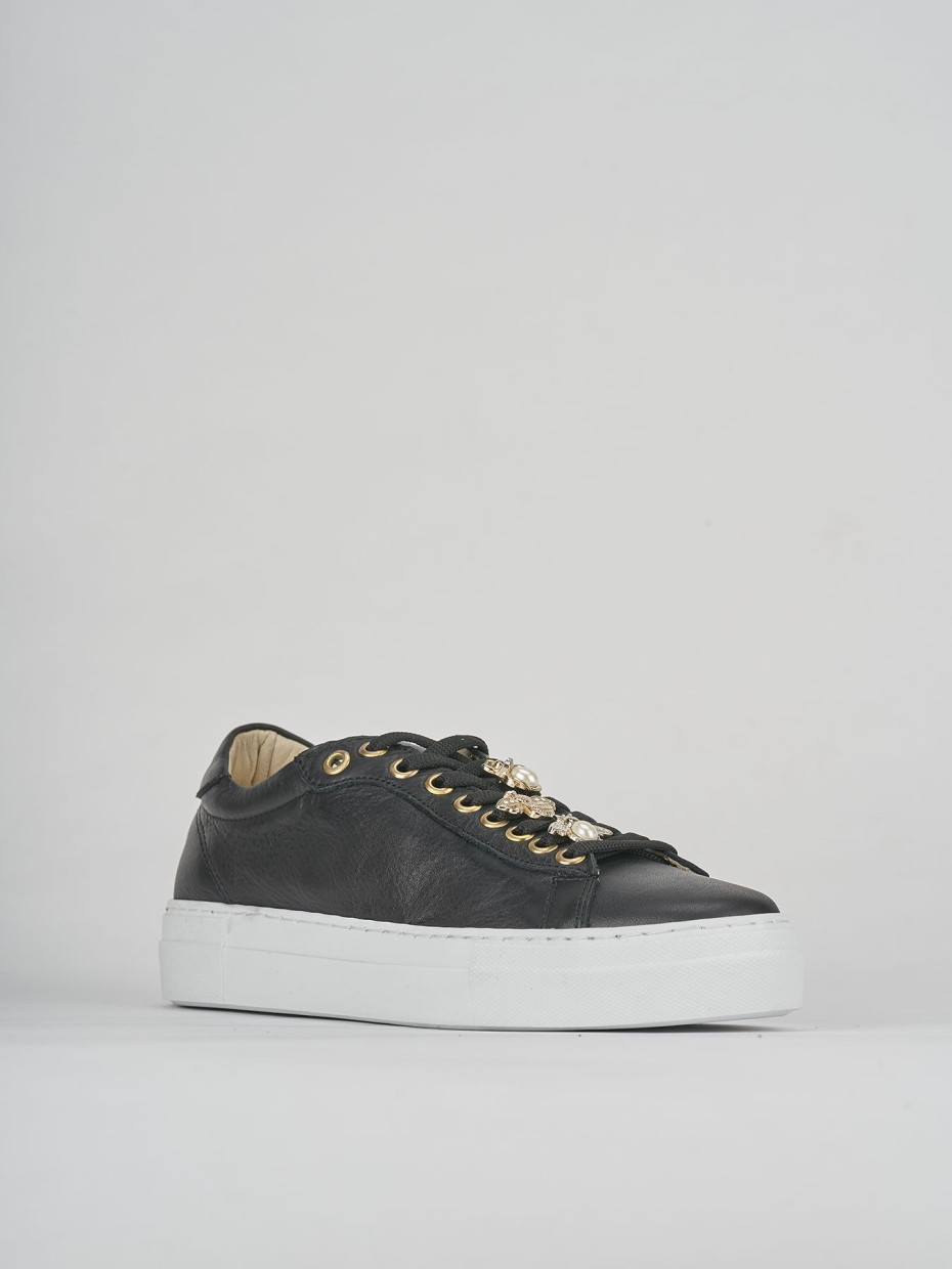 Sneakers pelle nero