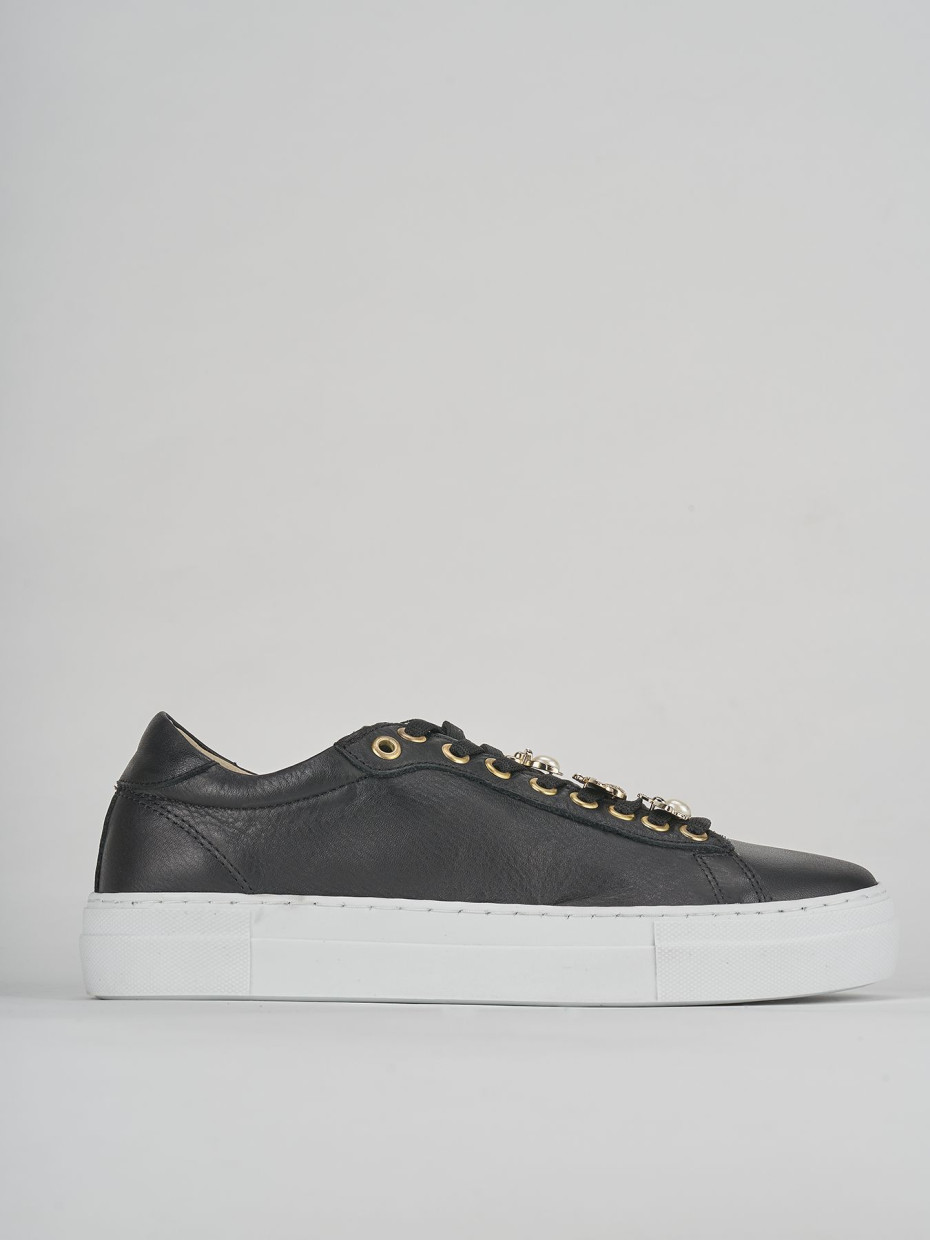 Sneakers pelle nero