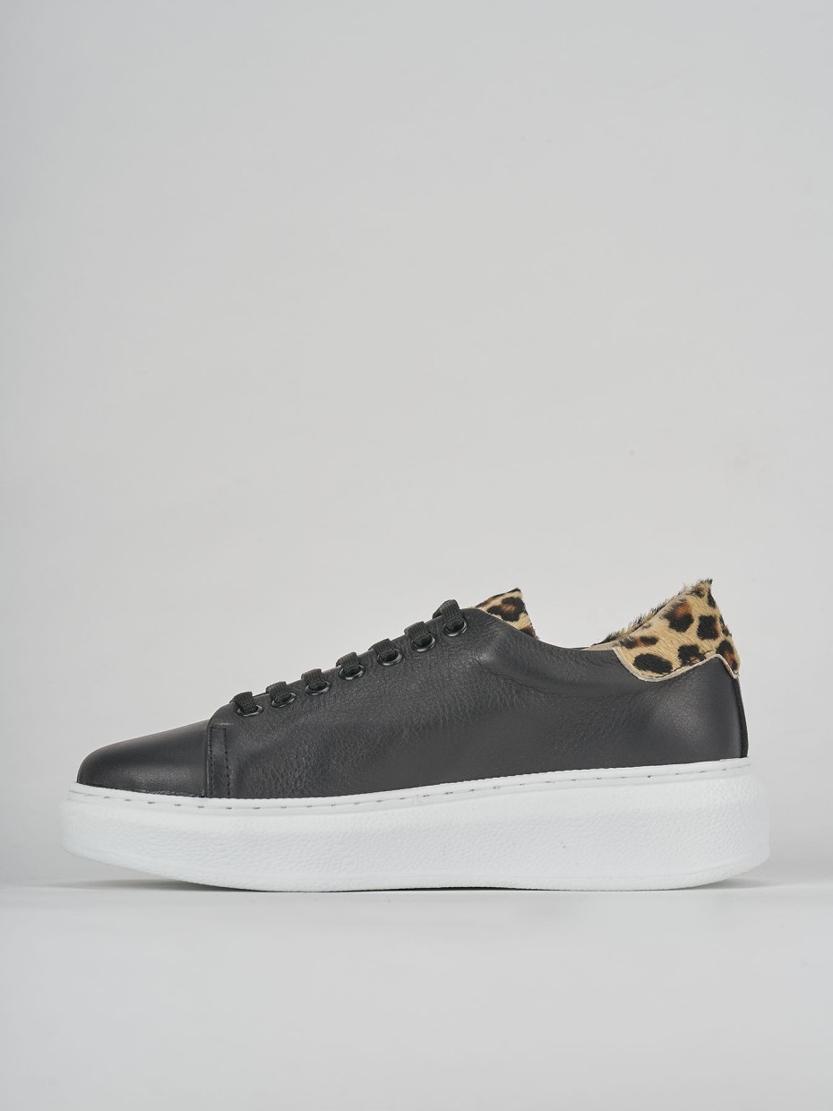 Sneakers pelle nero