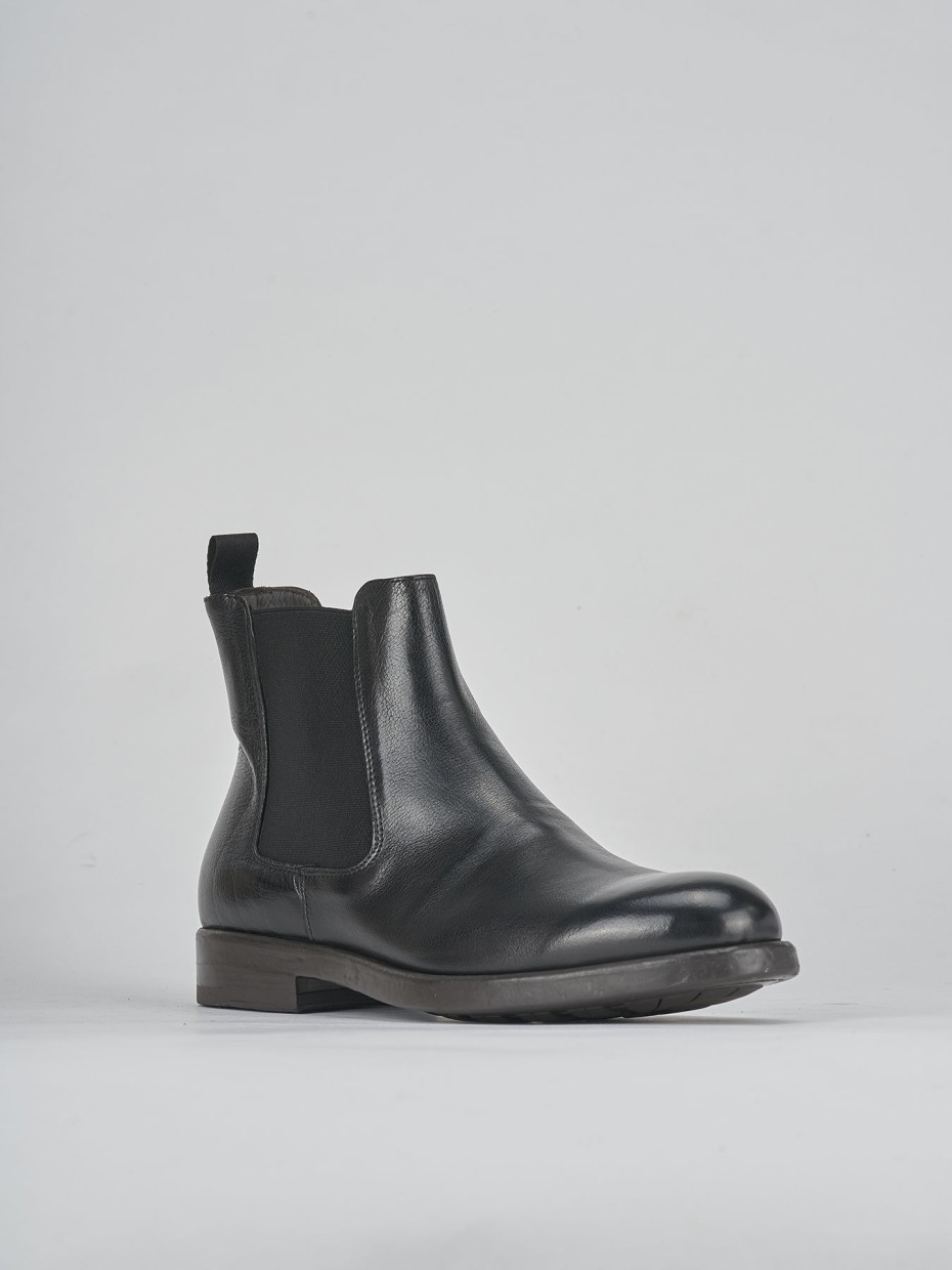 Ankle boots black leather