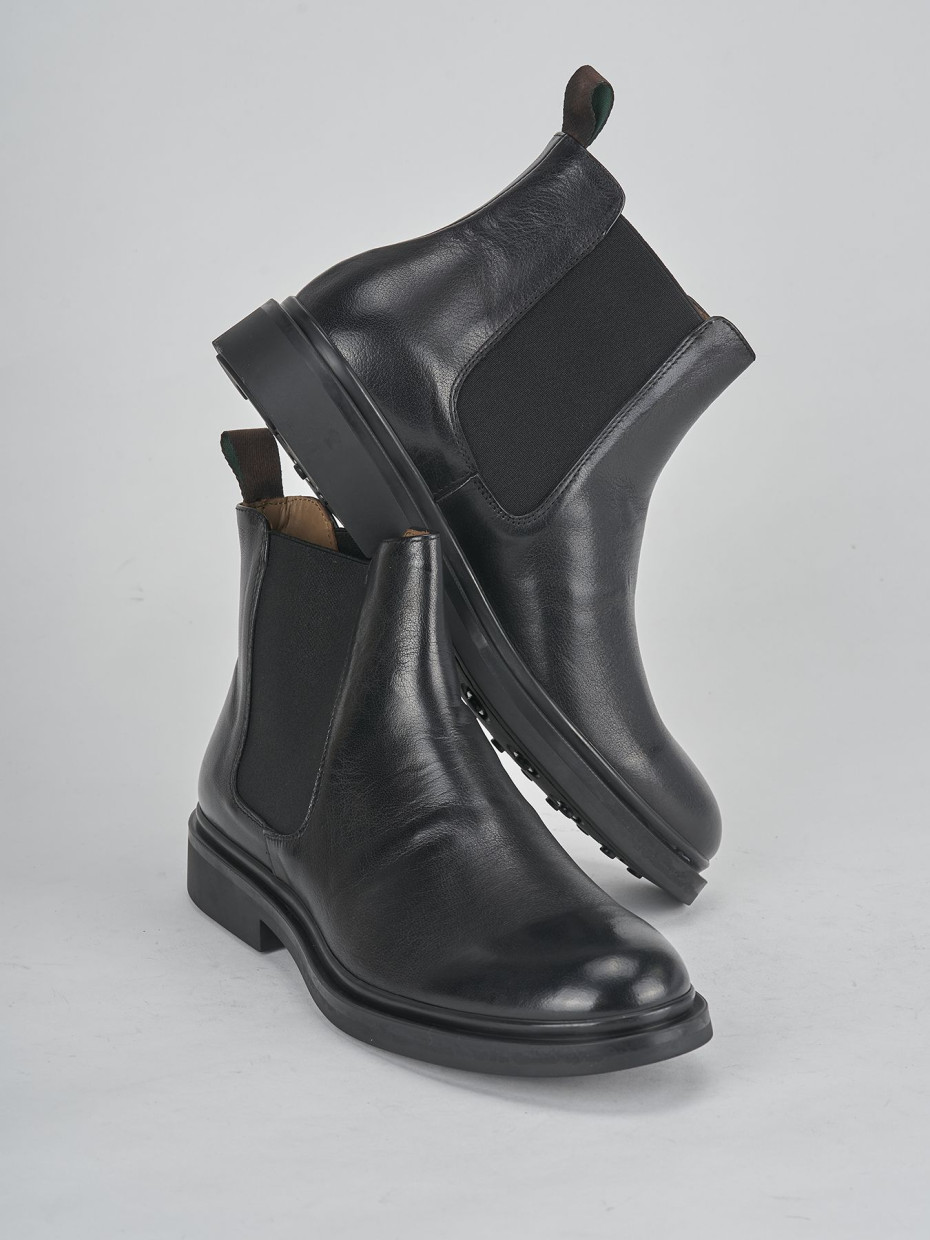 Ankle boots black leather