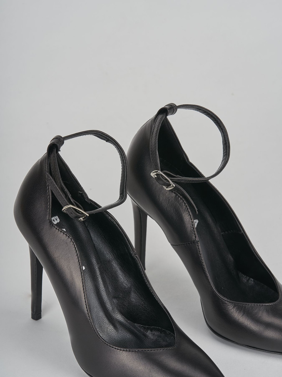 Pumps heel 10 cm black leather