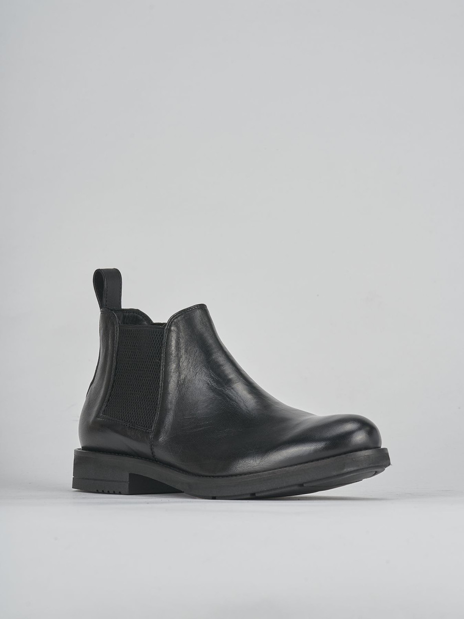 Ankle boots black leather