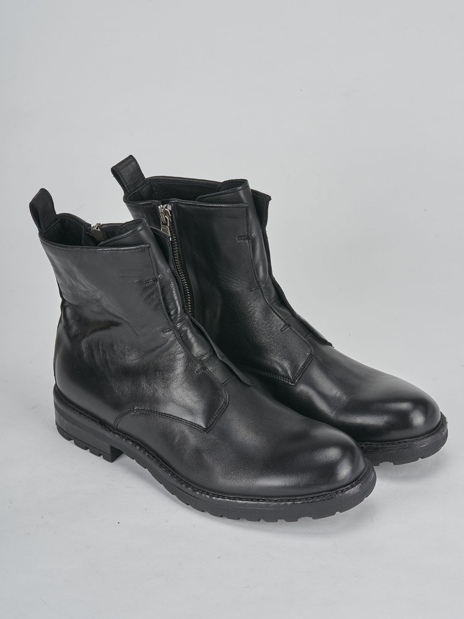 Ankle boots black leather