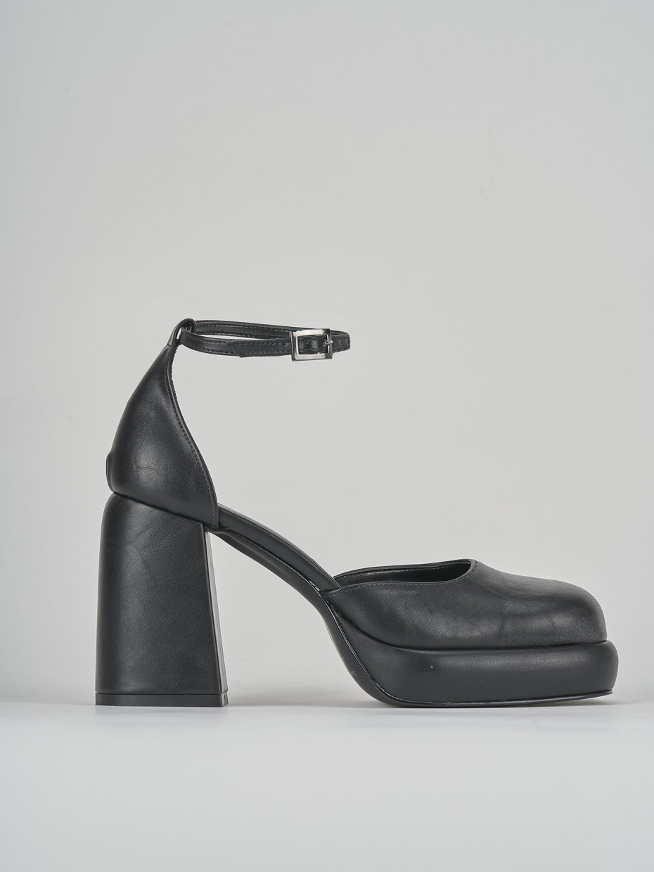 Pumps heel 11 cm black leather