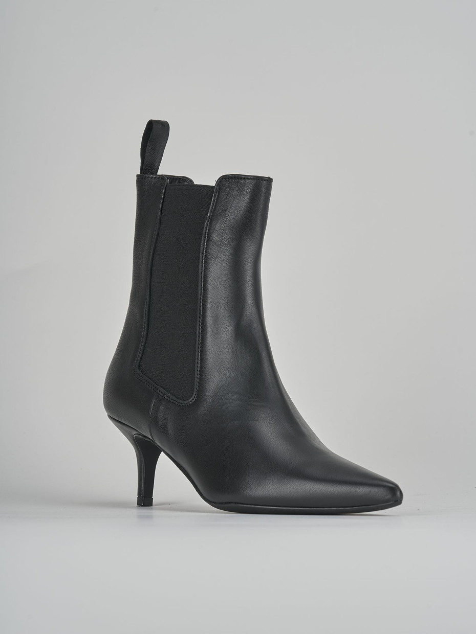 Ladies black leather ankle boots size 5 new arrivals