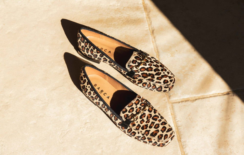 Loafers heel 1 cm multicolor leather