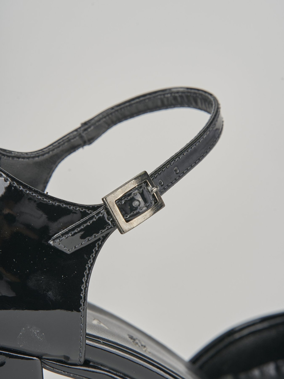 Pumps heel 10 cm black leather