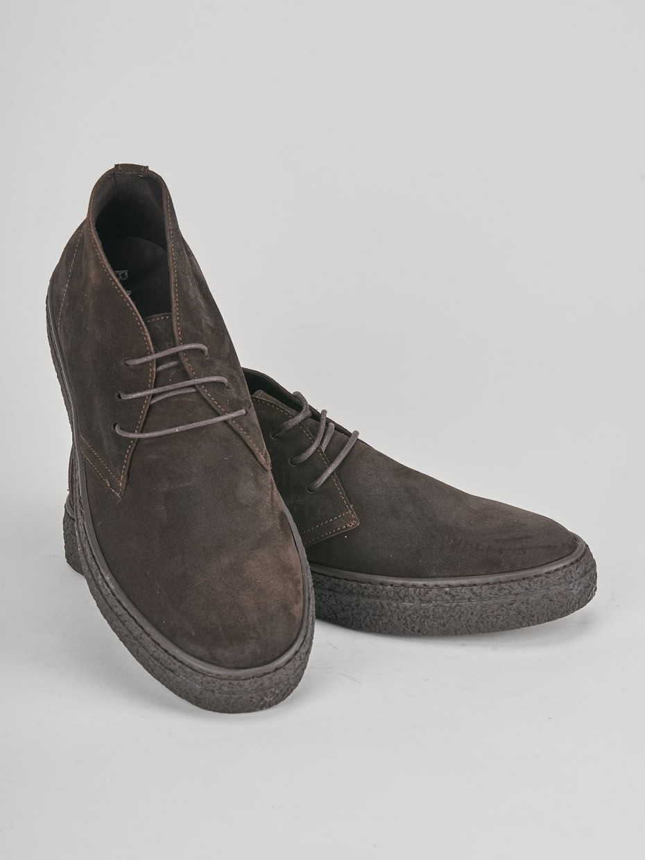 Sneakers dark brown suede