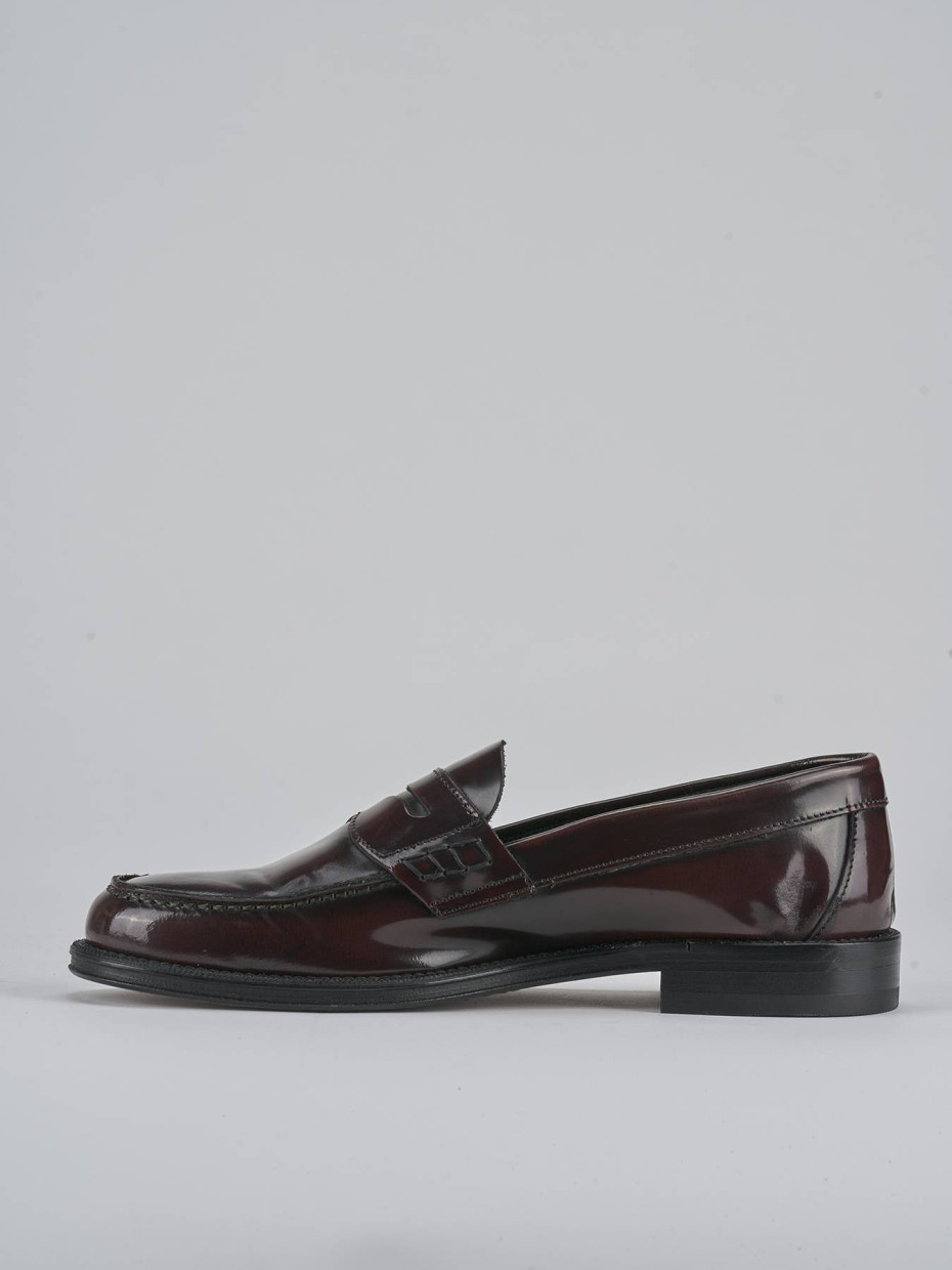 Mocassini pelle bordo'