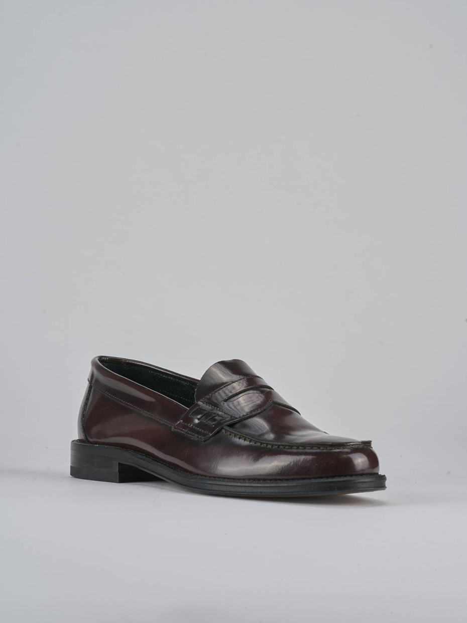 Mocassini pelle bordo'