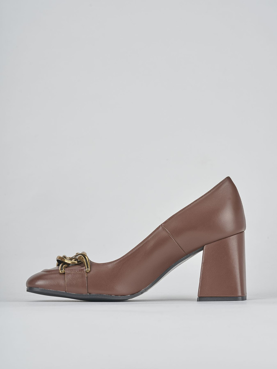 Dark brown ladies pumps outlet