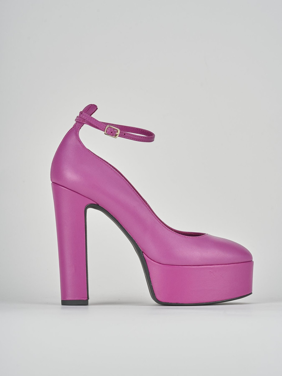 Pumps heel 13 cm violet leather