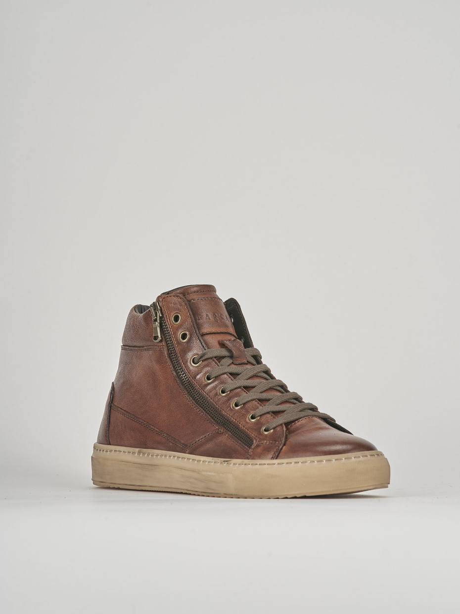 Sneakers pelle marrone hotsell