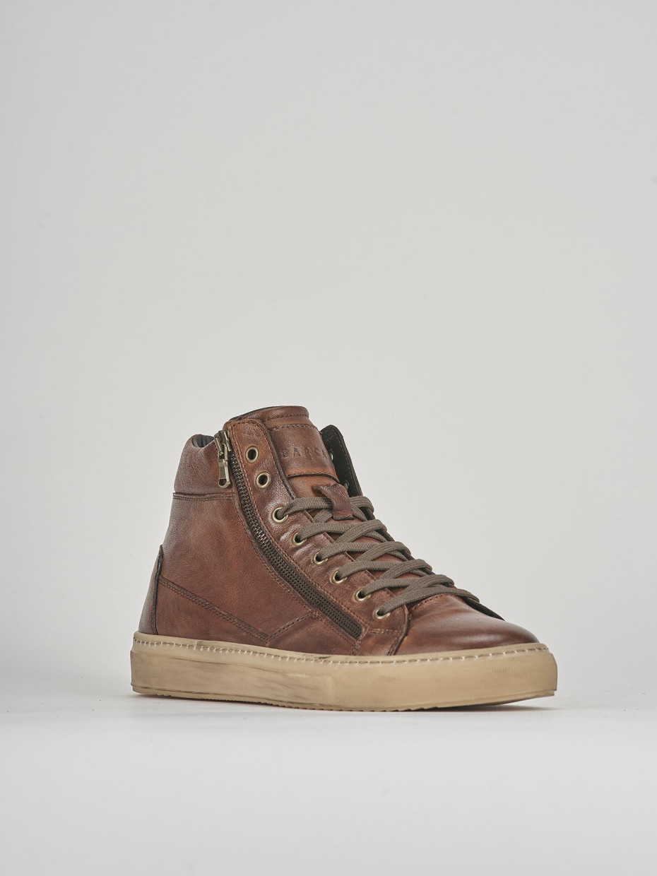 Sneakers pelle marrone