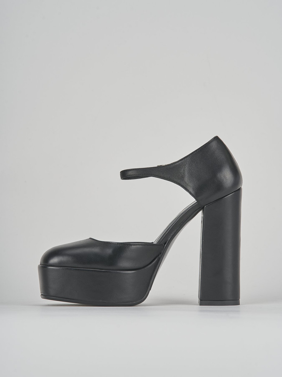 Pumps heel 13 cm black leather