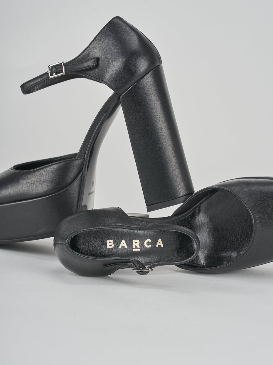 Pumps heel 13 cm black leather