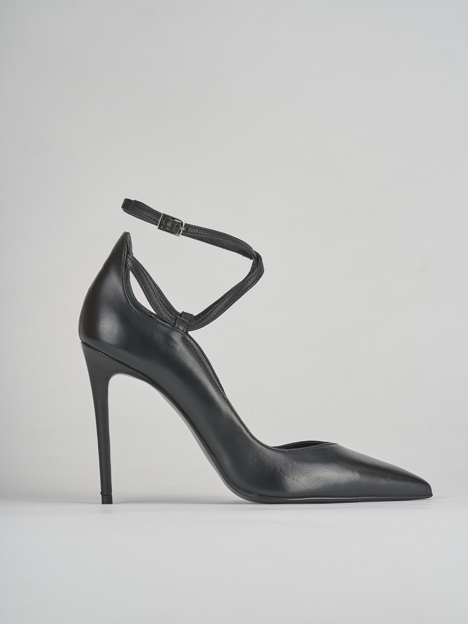 Pumps heel 10 cm black leather