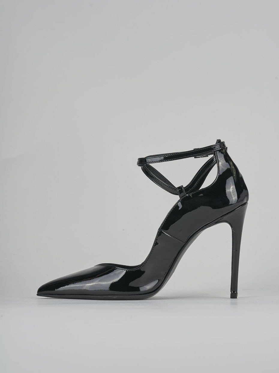 Pumps heel 10 cm black patent