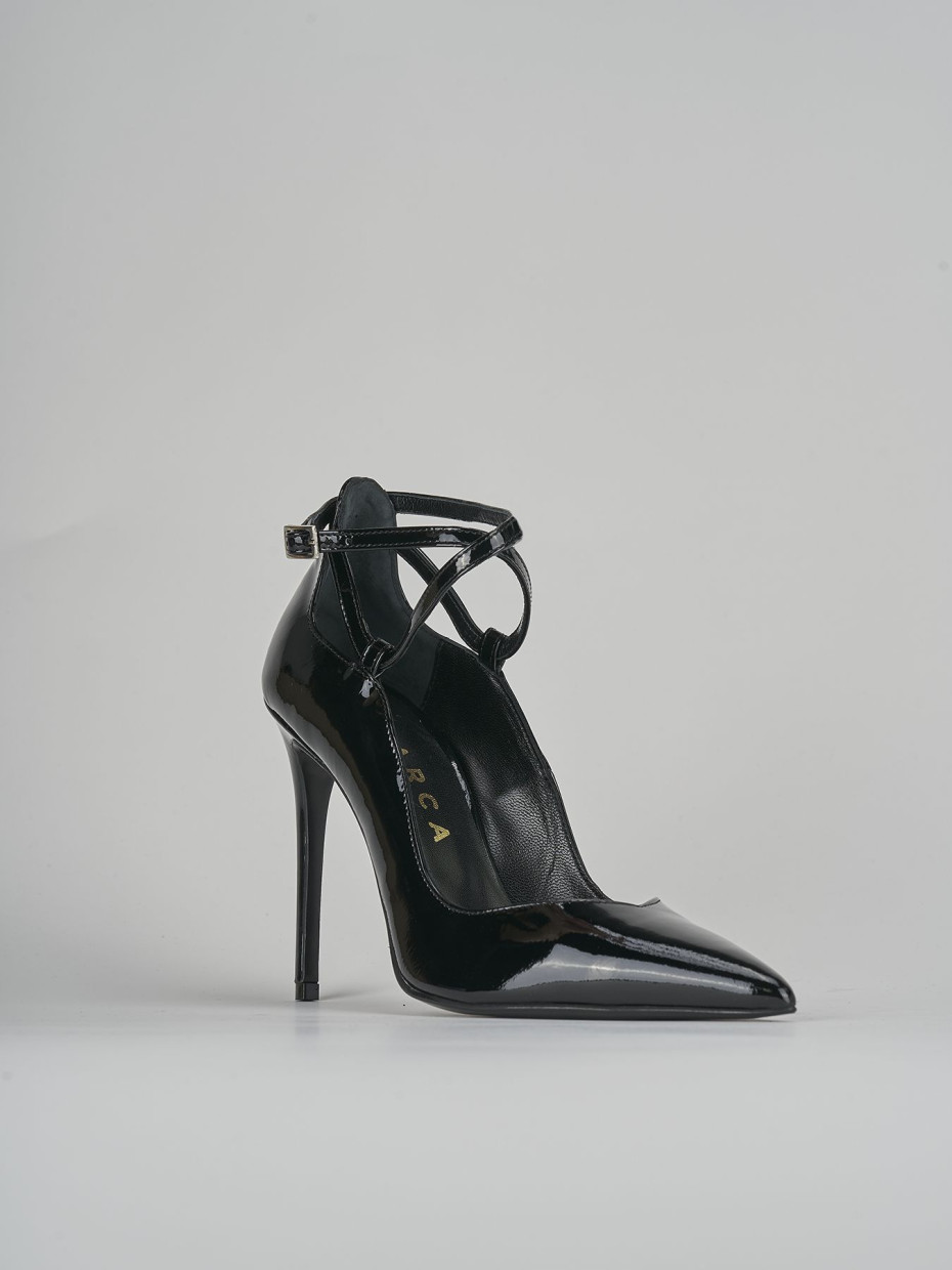 Pumps heel 10 cm black patent