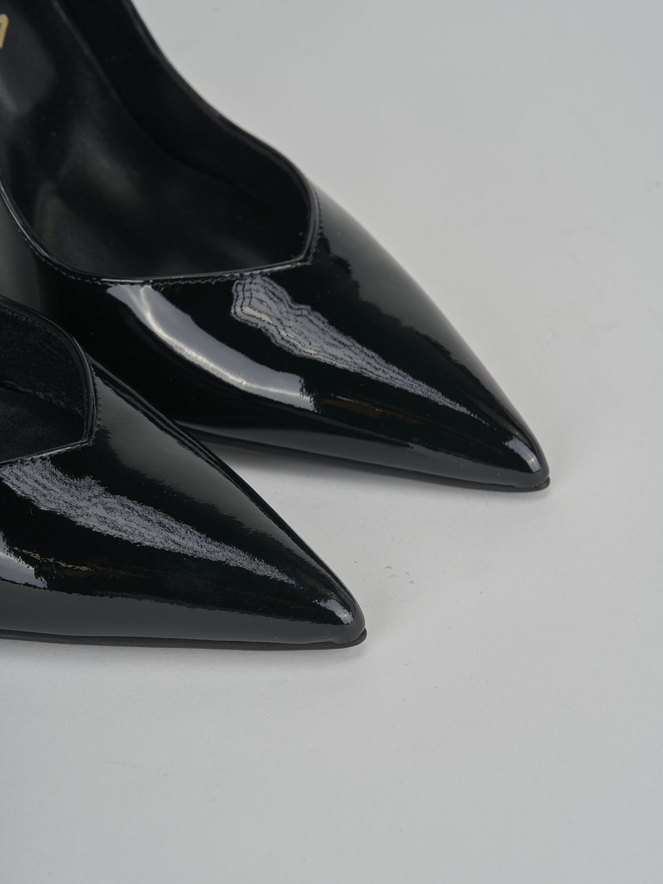Pumps heel 10 cm black patent