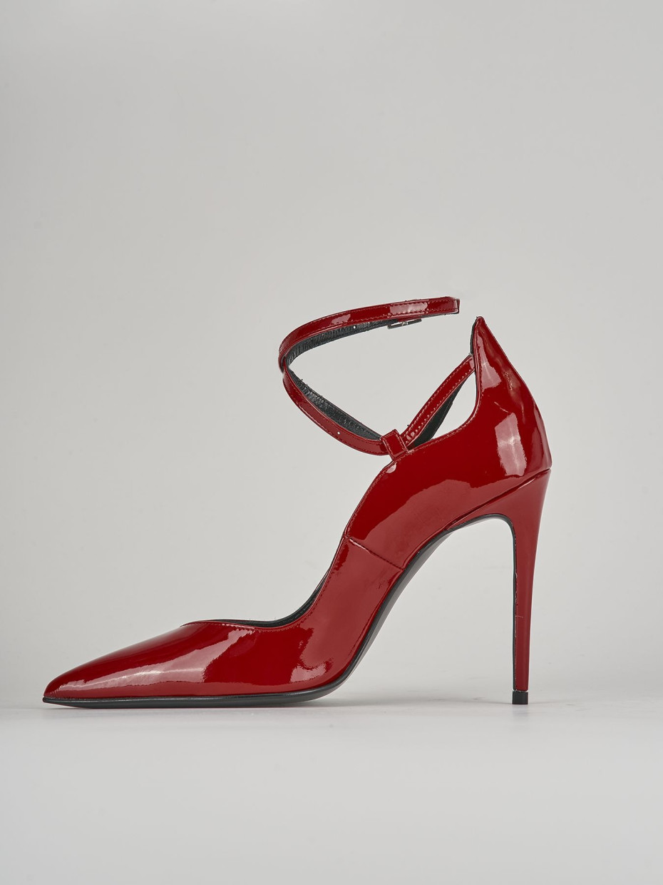 Decollete cheap vernice rossa