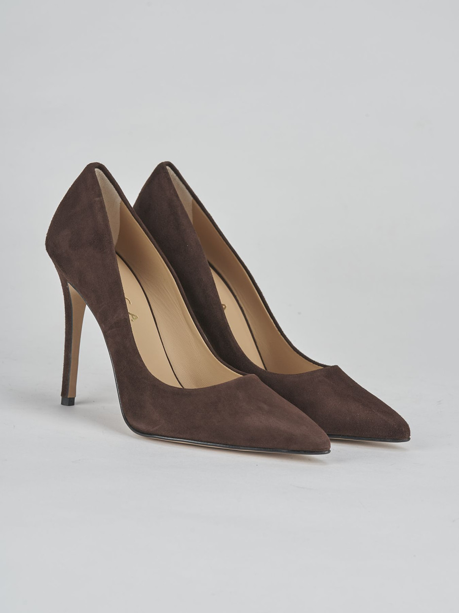 Dark brown deals stiletto heels