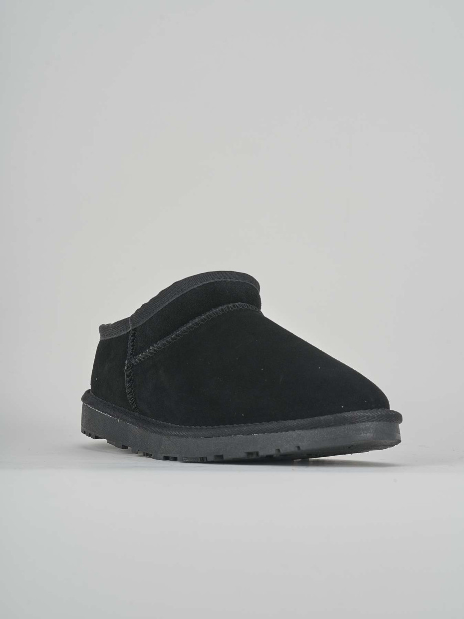 Ankle boots black suede