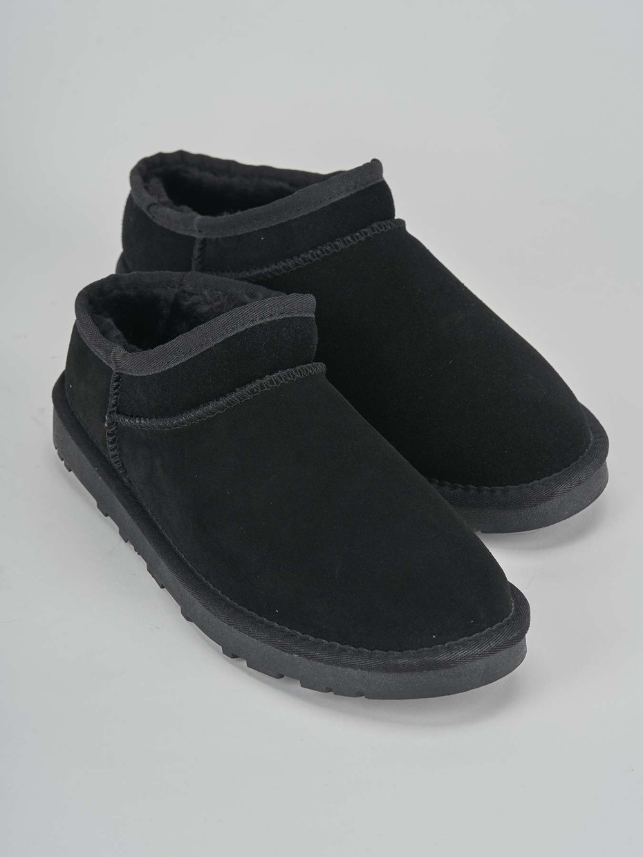 Ankle boots black suede