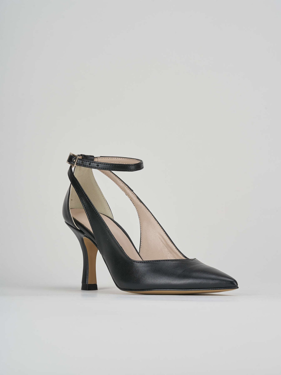 Pumps heel 7 cm black leather
