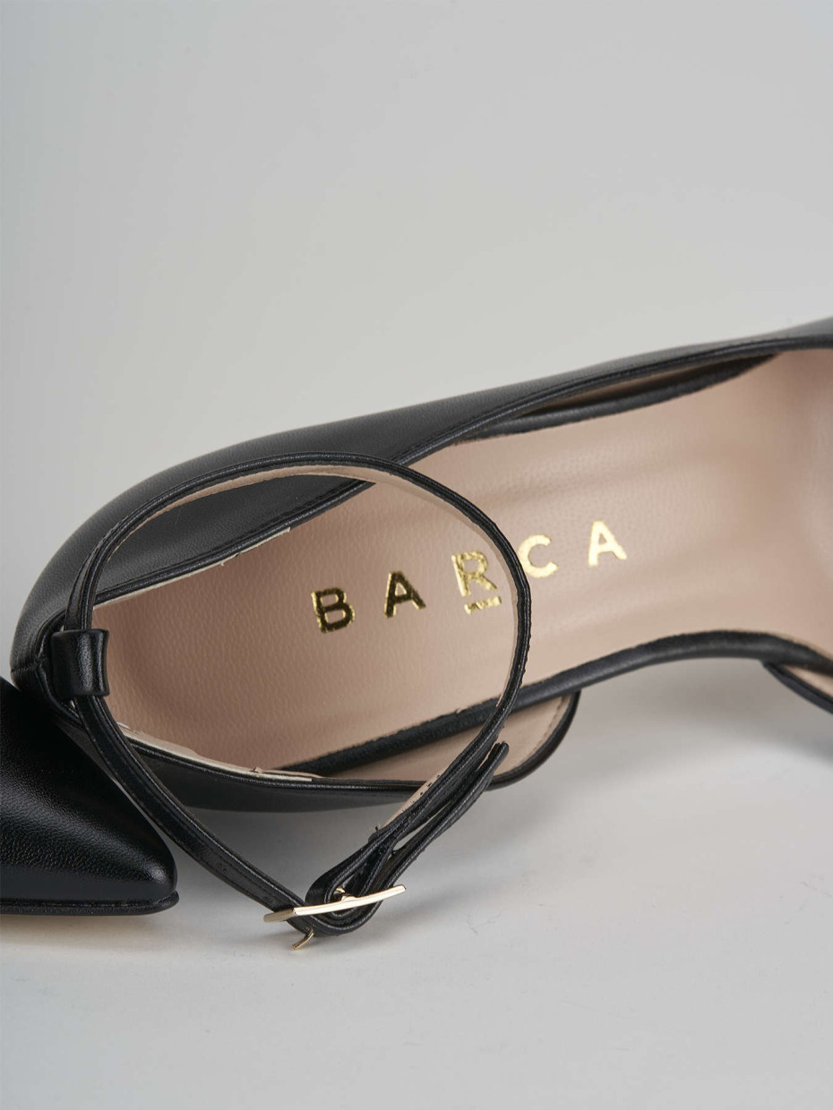 Pumps heel 9 cm black leather